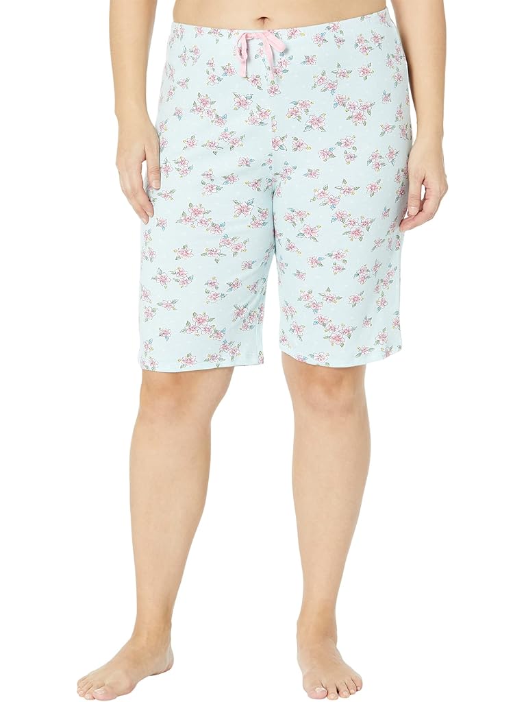 Karen Neuburger Short Sleeve V-Neck Bermuda PJ Set