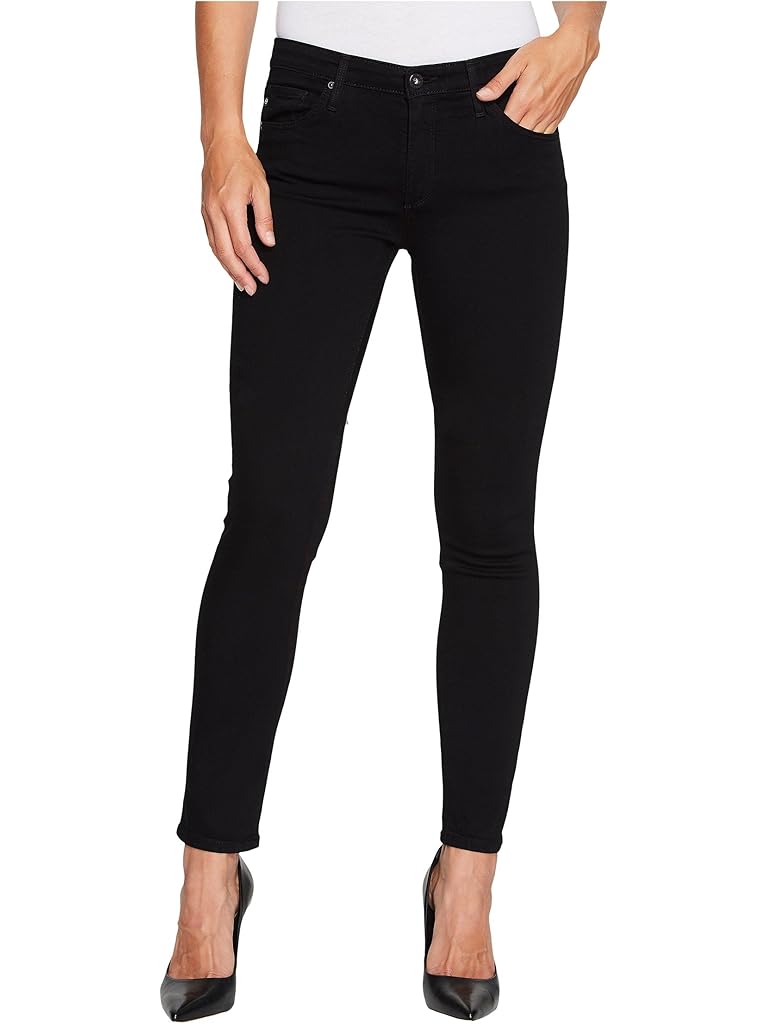 Black AG Jeans Prima in Super Black