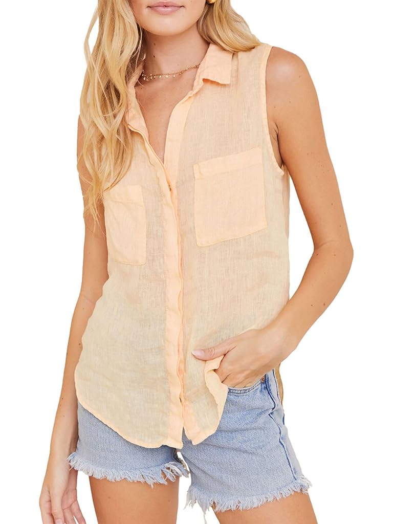 bella dahl Sleeveless Hipster Shirt