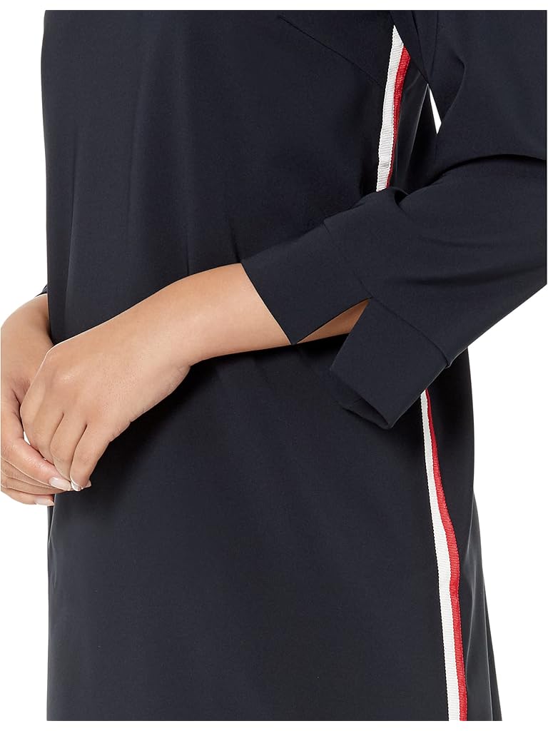 Tommy Hilfiger Adaptive Logo Stripe Shift Dress