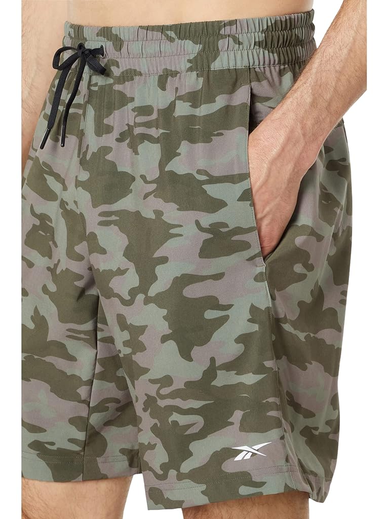 Reebok Workout Ready Camo All Over Print Shorts