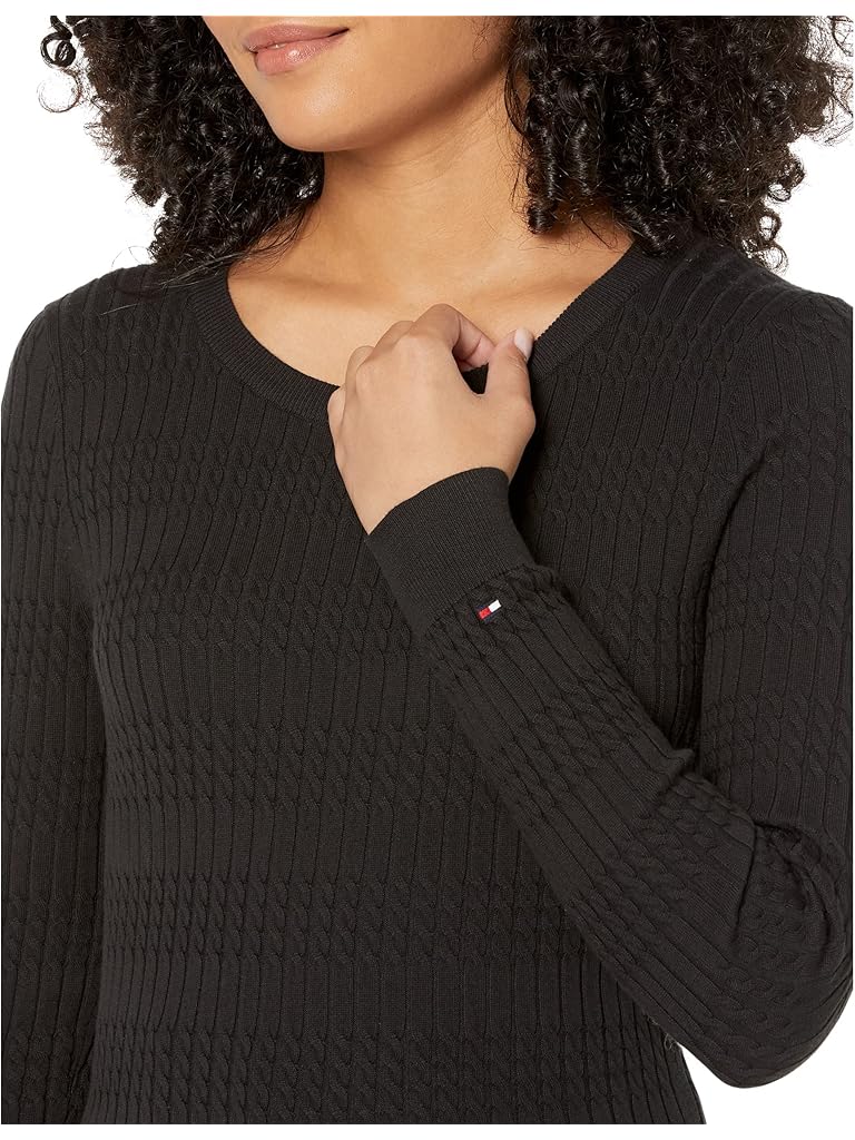 Tommy Hilfiger Adaptive Cable Crew Neck Sweater