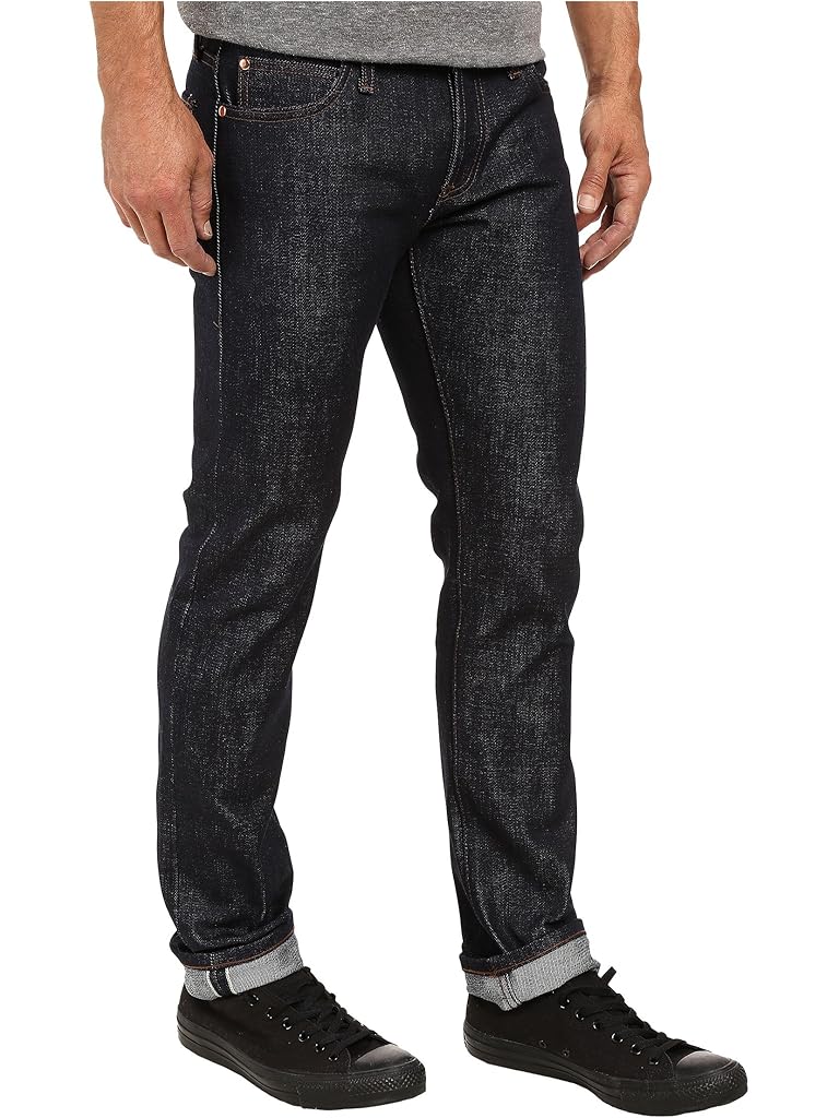 The Unbranded Brand Skinny in 21 OZ Indigo Selvedge