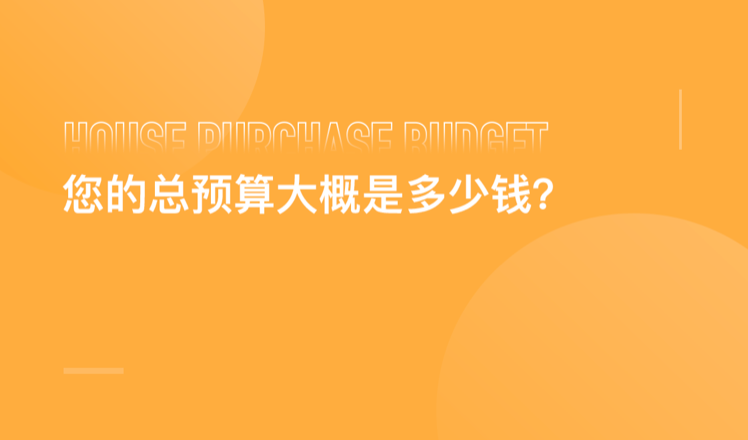 你的总价预算是多少？