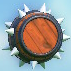 A Spiked Barrel in Mario vs. Donkey Kong (Nintendo Switch)