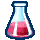 Sprite of a Red Potion in Paper Mario: The Thousand-Year Door.