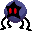 Sprite of a Dark Satellmite from Mario & Luigi: Bowser's Inside Story + Bowser Jr.'s Journey