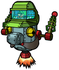 Artwork of Brobot from Super Paper Mario.