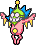 Sprite of Fawful airborne, from Mario & Luigi: Superstar Saga.