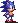 Sonic, as he appears in Super Mario Maker.