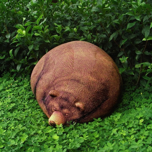 Big Sleeping Grizzly Bear Bean Bag