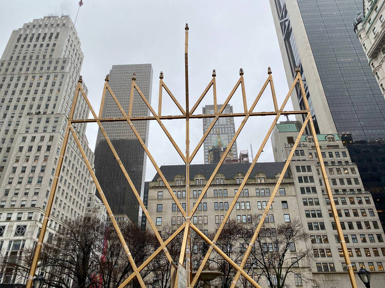 The largest menorah in the world will be lit in NYC this week