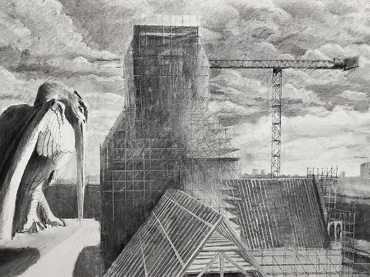 Rencontre avec Axelle Ponsonnet, l’architecte qui a dessiné le chantier de Notre-Dame de Paris pendant quatre ans