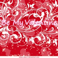 St.Valentine Swirls Glitters