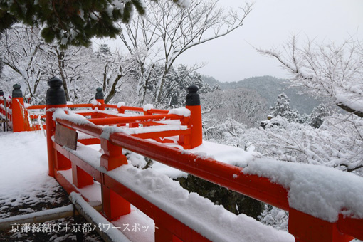 鞍馬寺の雪景色