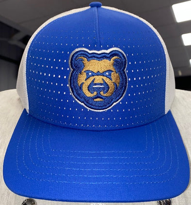 Men's Iowa Cubs Structured Mesh Cap, Royal/White