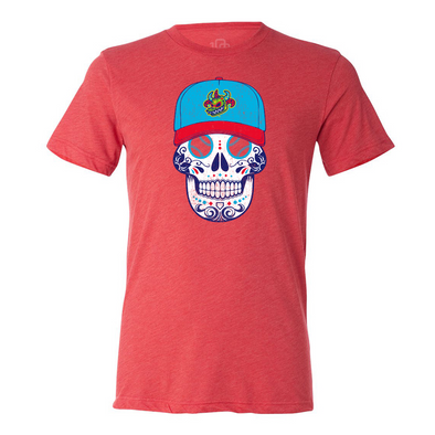 Scranton/Wilkes-Barre RailRiders 108 Stitches Sugar Skull Tee