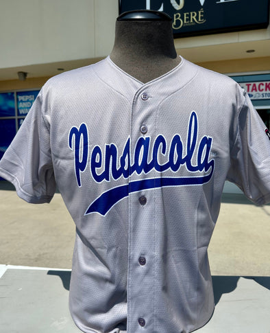 Pensacola Blue Wahoos Replica Away Jersey