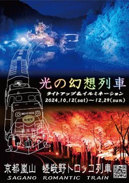 これまで以上に幻想的な風景をトロッコの車窓から楽しめる