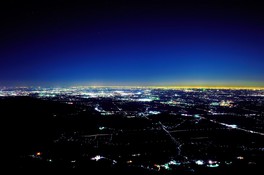 筑波山の夜景