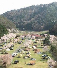 豊かな自然に囲まれたキャンプ場