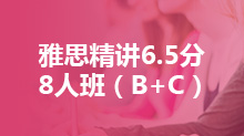 雅思精讲6.5分8人班（B+C）