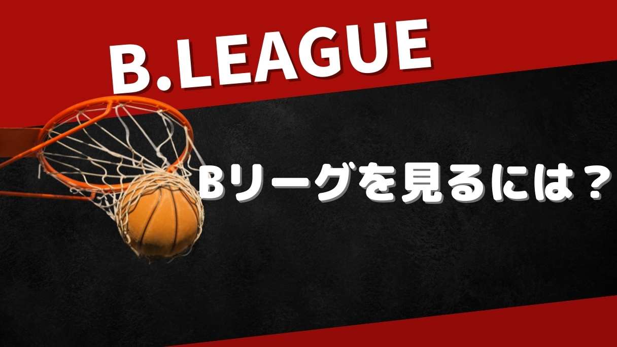 Bリーグを見るには？