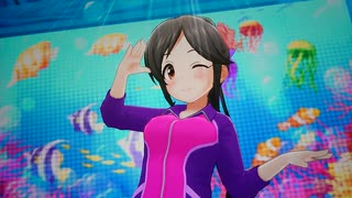 アイドルマスターシンデレラガールズ「桃井あずき・体操大作戦」にんぎょひめ練習中！