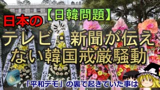 【ゆっくり解説】日本のテレビ・新聞が伝えない韓国戒厳騒動