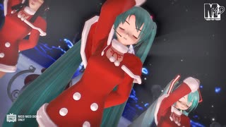 【MMDクリスマス】サンタ服のらぶ、おん、フィアナ　de　Fly to night, tonight