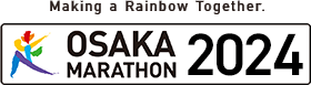 架起你我的彩虹。OSAKA MARATHON 2024