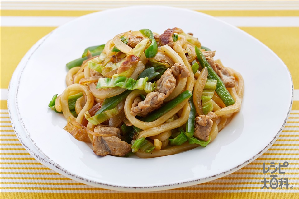 焼きうどん＜塩分控えめ＞