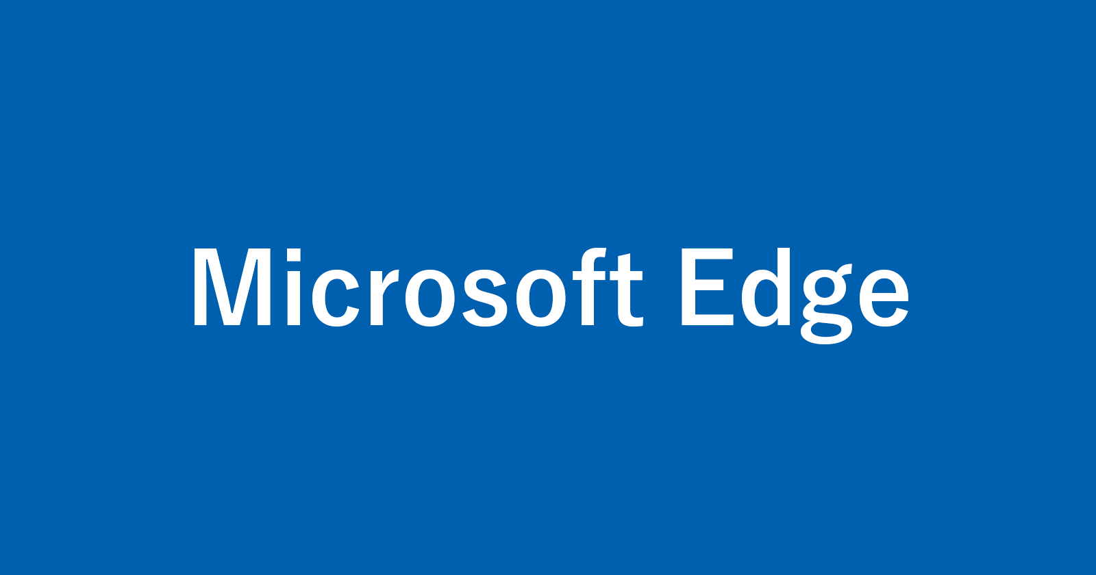 microsoft edge