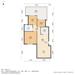 当代卡梅尔小镇3室2厅90.73㎡89万二手房图片