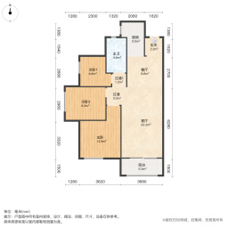 鑫远翡丽郡3室2厅102.96㎡135万二手房图片