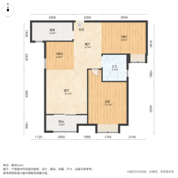 朗诗里程3室2厅85.04㎡110万二手房图片