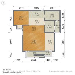 绿地香树花城3室2厅93.61㎡105万二手房图片