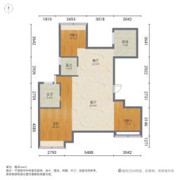 融侨新城法郡3室2厅132.88㎡103万二手房图片