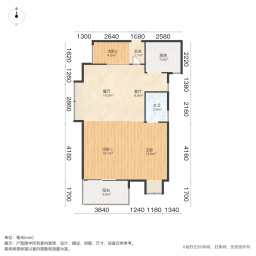 海晟闽江印象3室2厅87.6㎡290万二手房图片