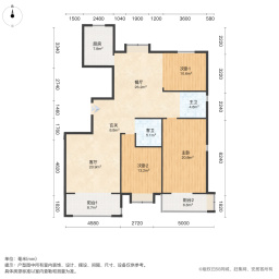 西岸国际花园(西苑)3室2厅92㎡180万二手房图片