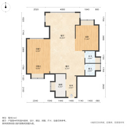 中庚香汇融江3室2厅88.73㎡75万二手房图片