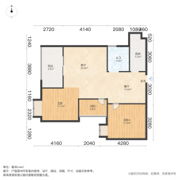 鹏湖湾3室2厅91.9㎡105万二手房图片