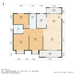 鹏湖湾3室2厅124.5㎡129万二手房图片