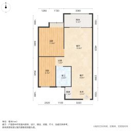 融侨悦江南2室1厅73.6㎡165万二手房图片