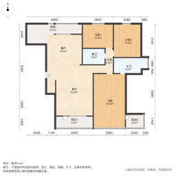 海逸长洲瀚景园3室1厅177.05㎡398万二手房图片