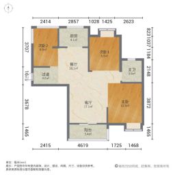 鹏湖湾3室2厅101.5㎡115万二手房图片