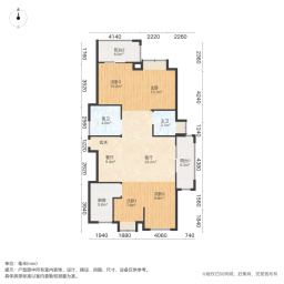 中庚香汇融江4室2厅127.19㎡125万二手房图片