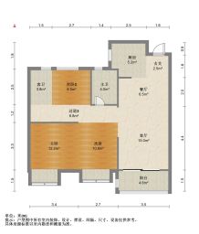 中建岳前雅居3室2厅88.74㎡175万二手房图片