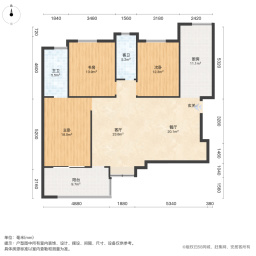 联盟新城3室2厅141.3㎡115万二手房图片