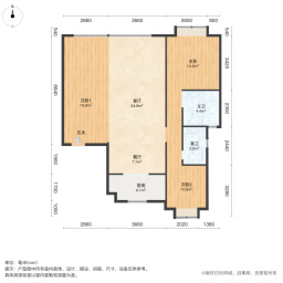 福清名城紫金轩3室2厅141.04㎡215万二手房图片